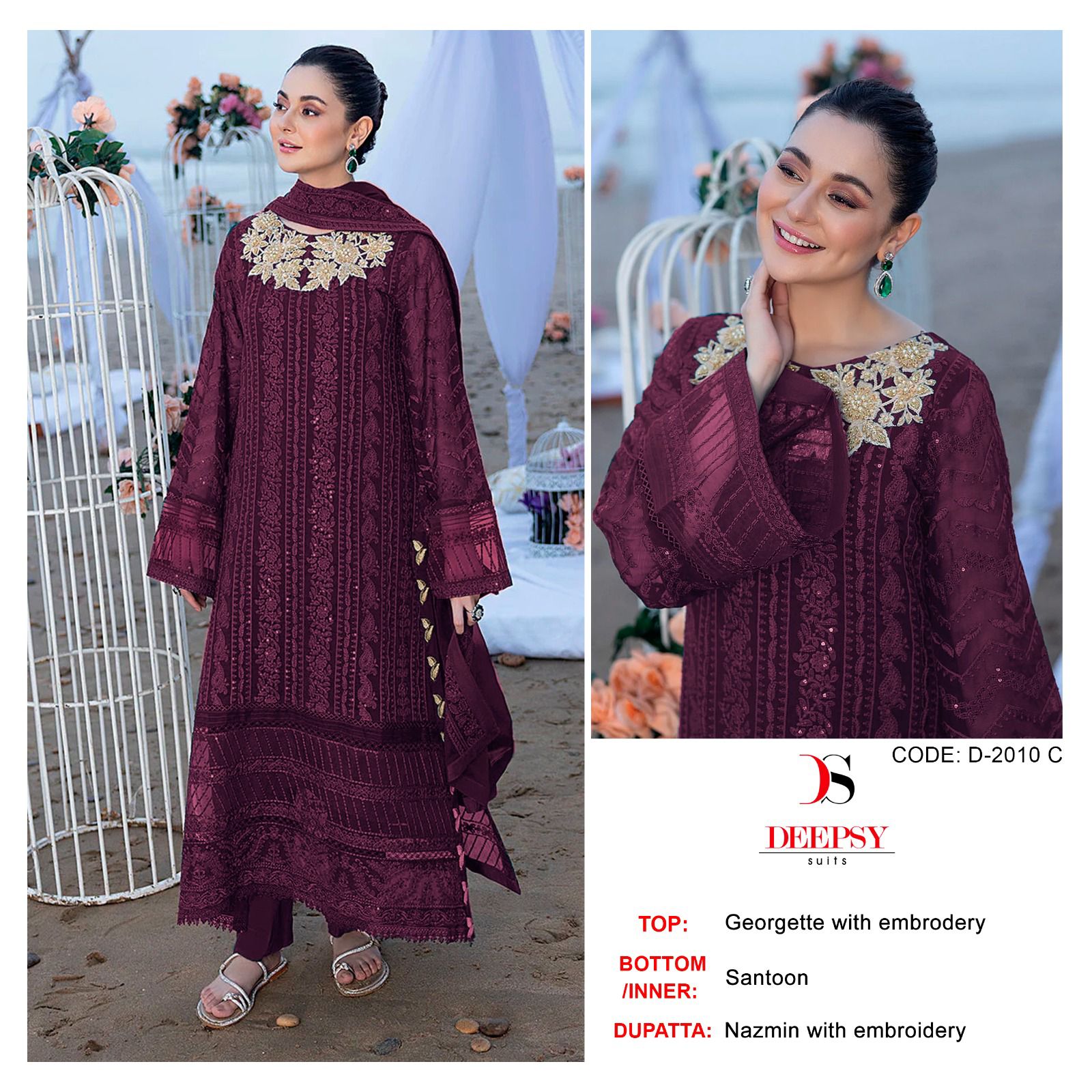Deepsy D-2010 Wholesale Pakistani Suits