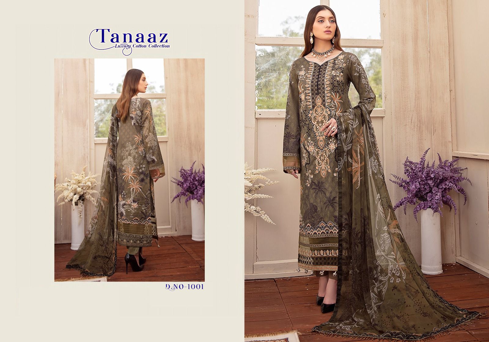 Tanaaz Vol-1 Wholesale Luxury Cotton Printed Dress