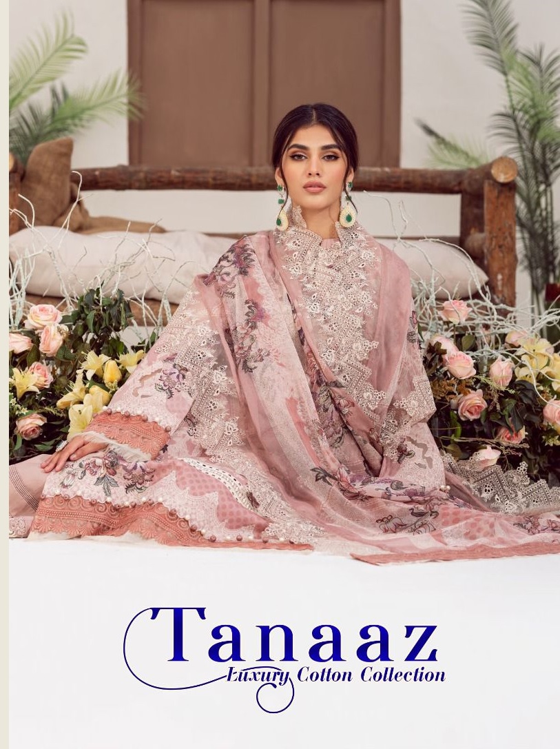 Tanaaz Vol-1 Wholesale Luxury Cotton Printed Dress