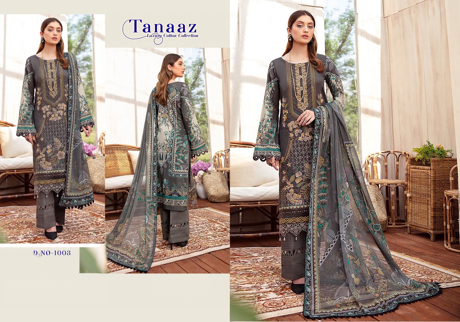 Tanaaz Vol-1 Wholesale Luxury Cotton Printed Dress