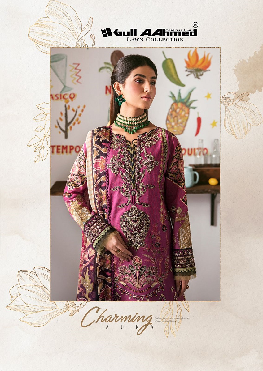 Gull Aahmed Noorain Vol-2 Wholesale Heavy Cotton Printed Pakistani Style Dress Material