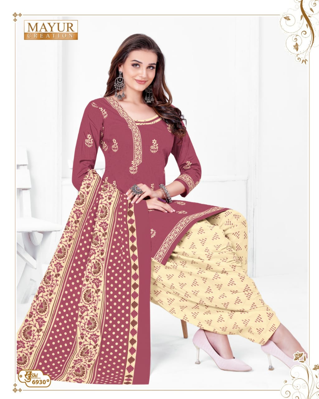 Mayur Khushi Vol-69 Wholesale Cotton Printed Dress Material