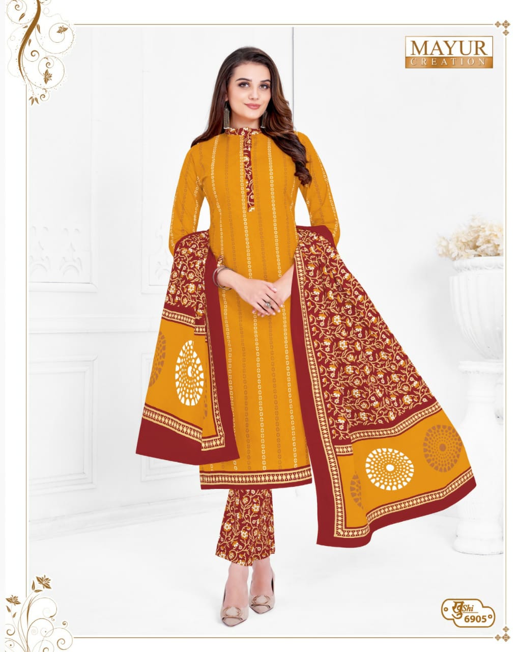 Mayur Khushi Vol-69 Wholesale Cotton Printed Dress Material