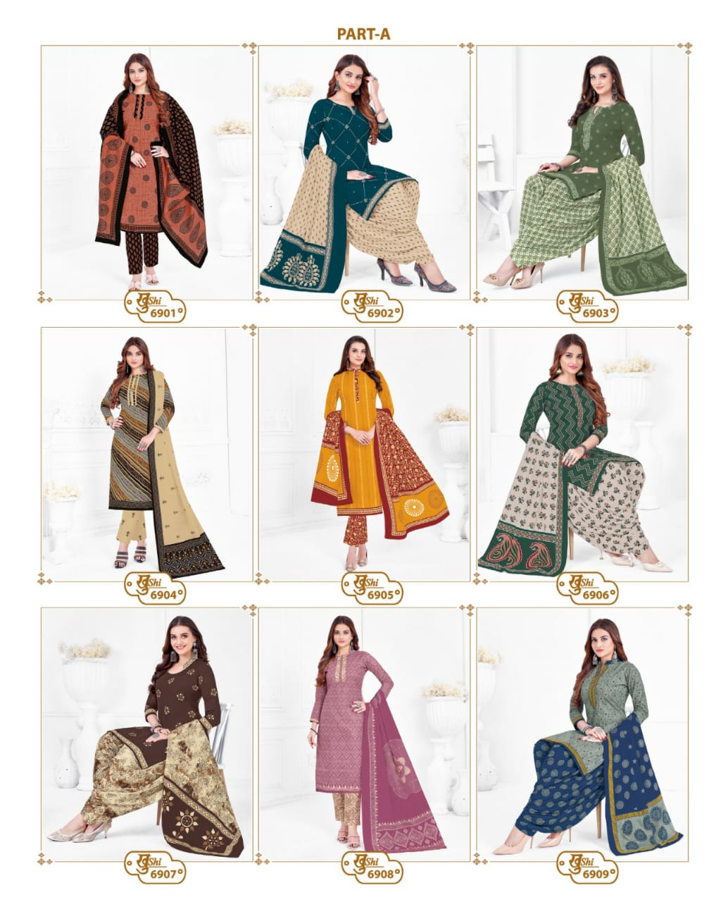 Mayur Khushi Vol-69 Wholesale Cotton Printed Dress Material