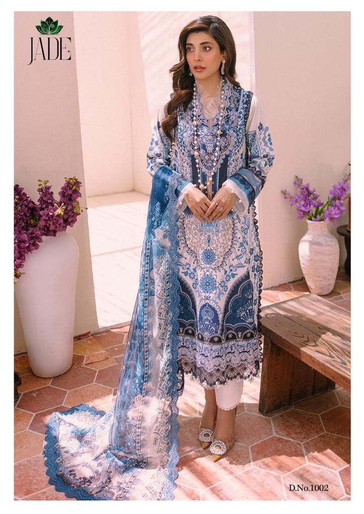 Jade Bliss Vol-1 Wholesale Pure Cotton Karachi Style Dress Material