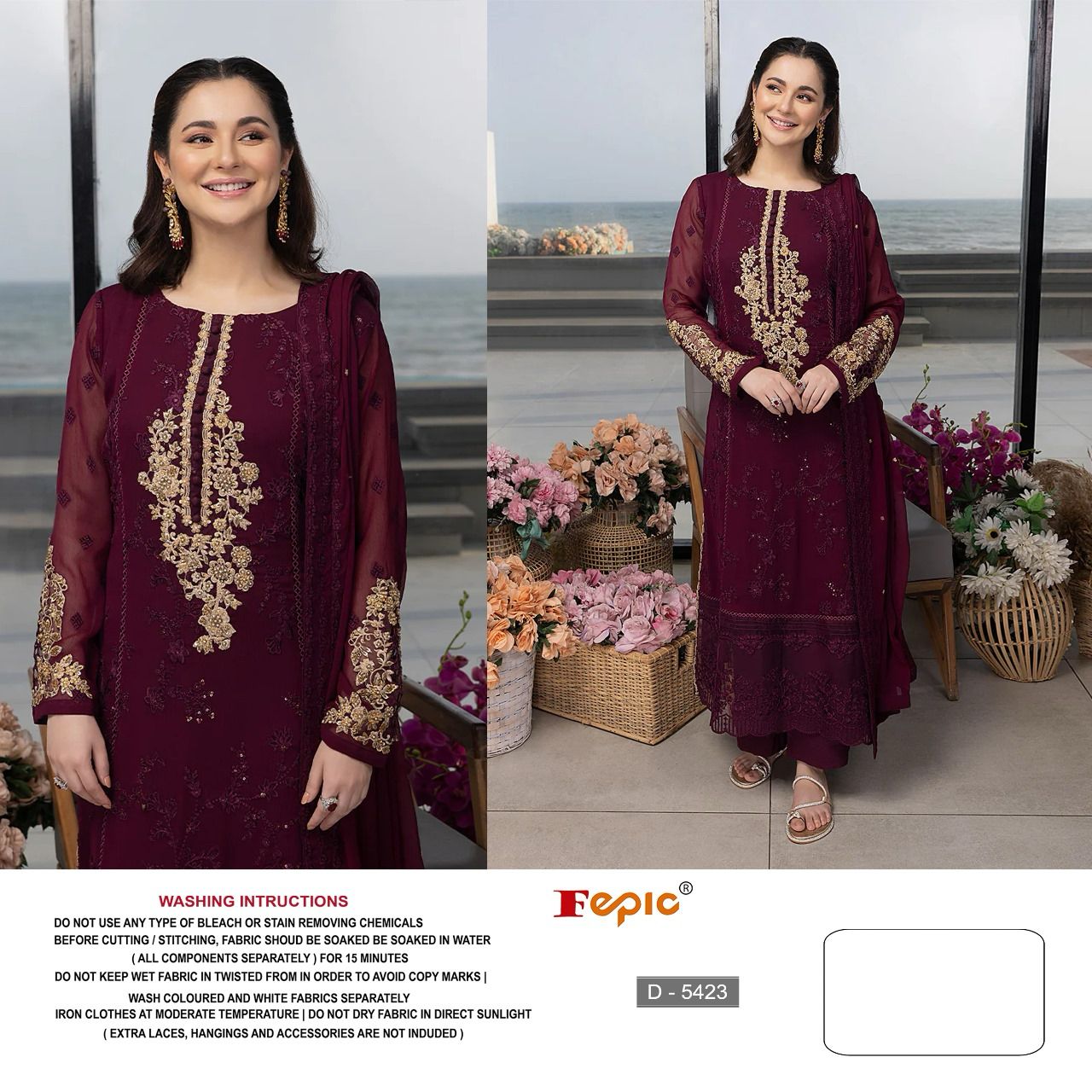 Fepic Rosemeen D-5423 Wholesale Pakistani Concept Pakistani Suits