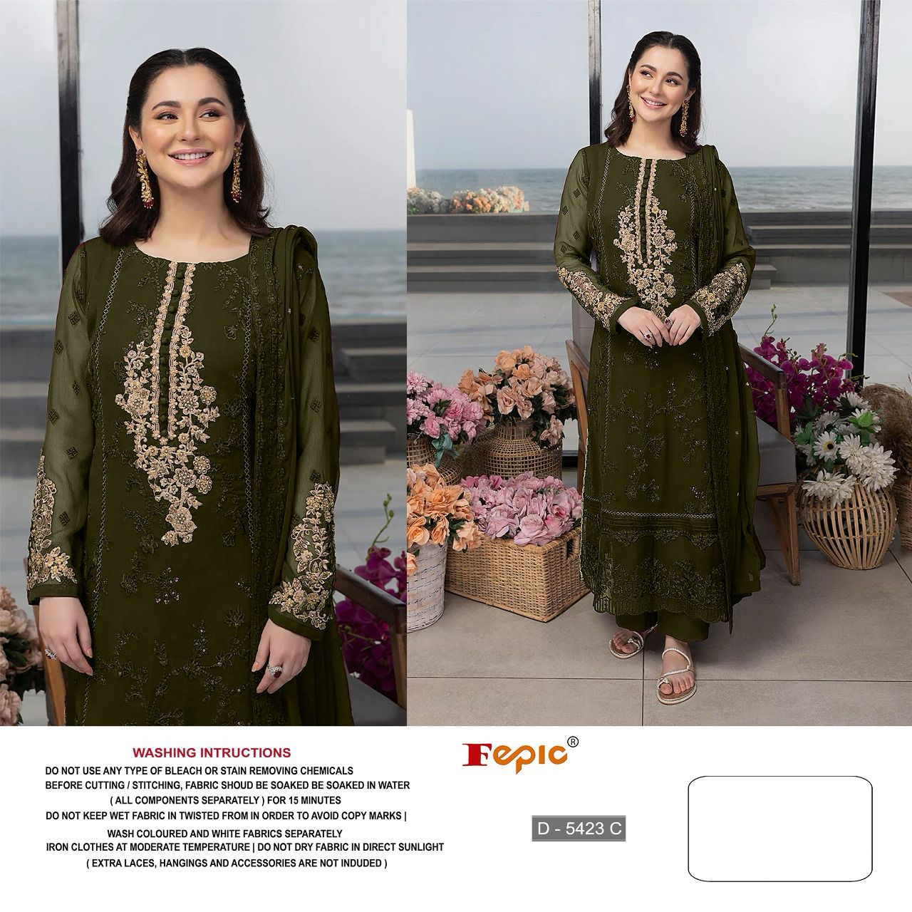 Fepic Rosemeen D-5423 Wholesale Pakistani Concept Pakistani Suits