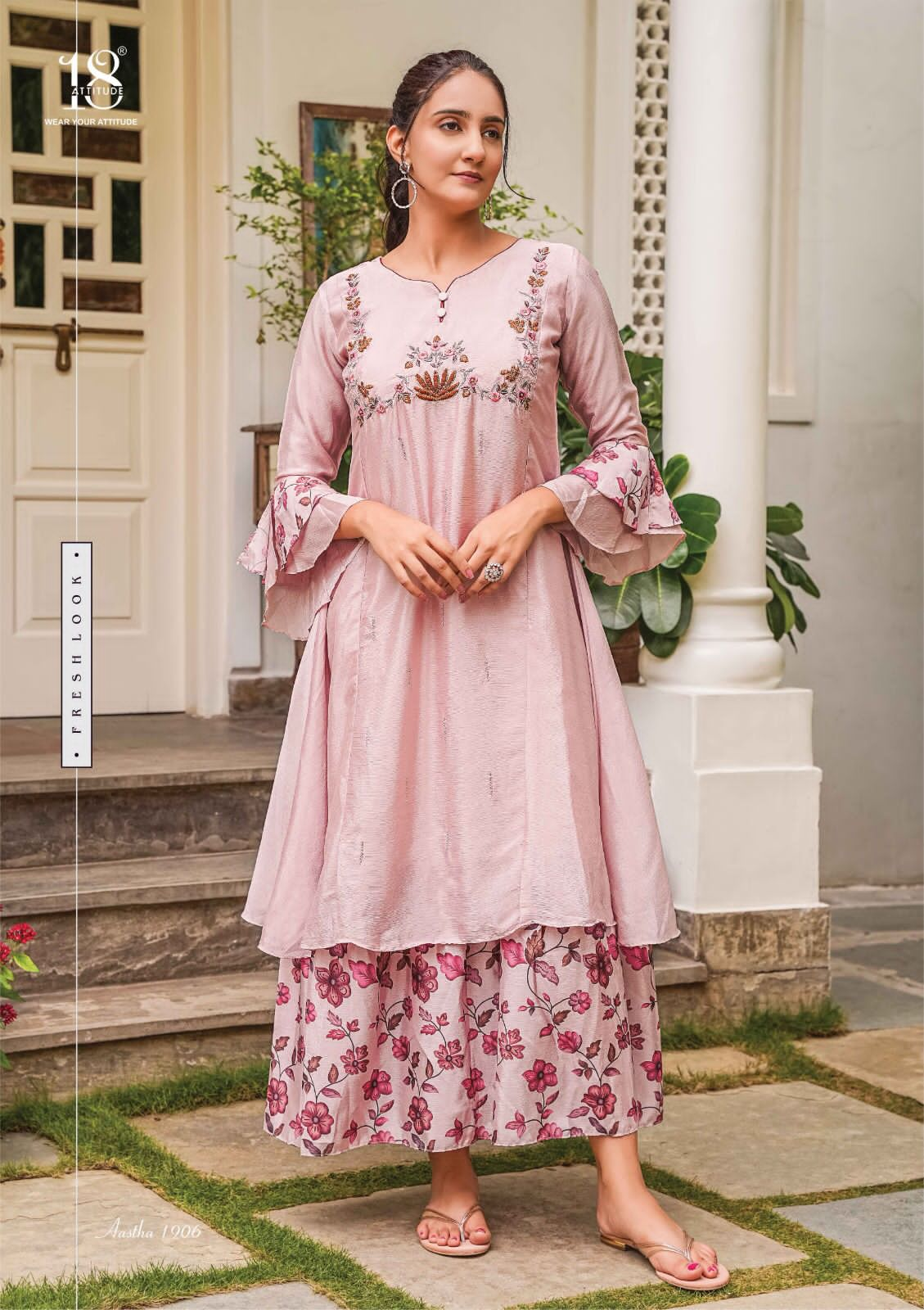 18 ATTITUDE PRESENT AASTHA VOL 19 DESIGNER DIWALI SPECIAL READYMADE LONG KURTIS textiledeal.in