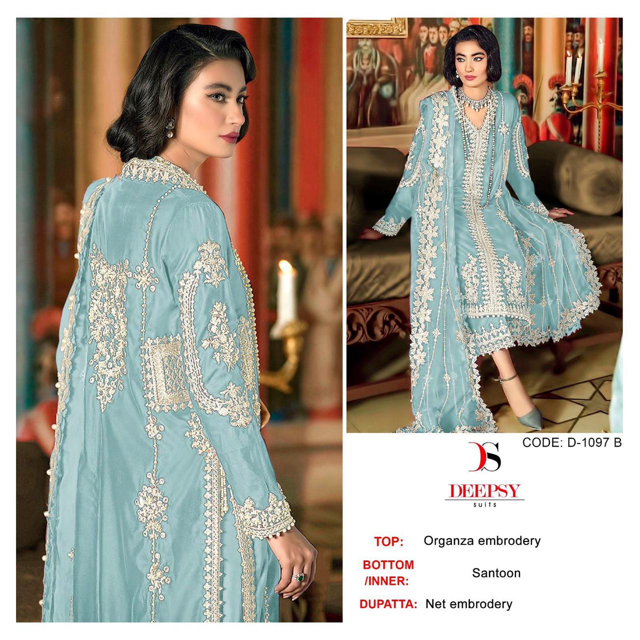 Deepsy D-1097 Wholesale Pakistani Suits