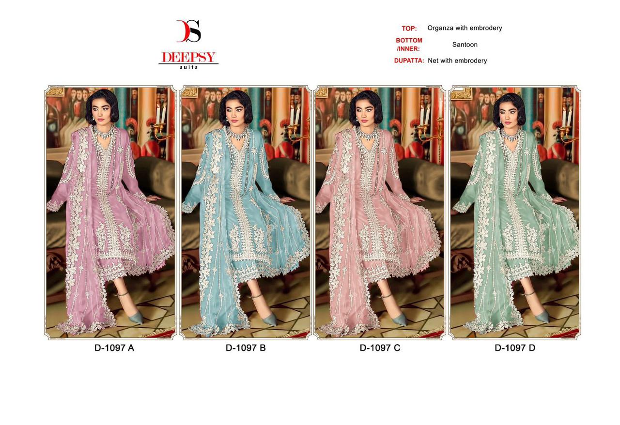 Deepsy D-1097 Wholesale Pakistani Suits
