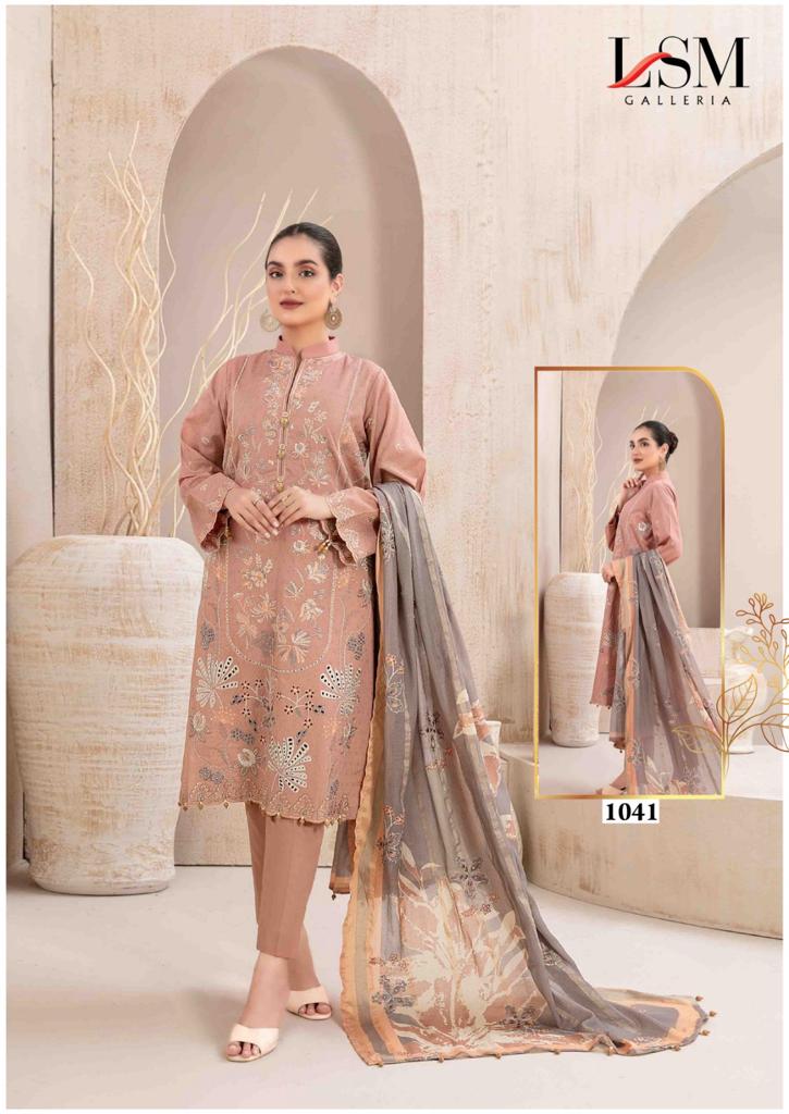 LSM PARIAN DREAM HEAVY LUXURY LAWN COLLECTION VOL 5 WHOLESALE DRESS