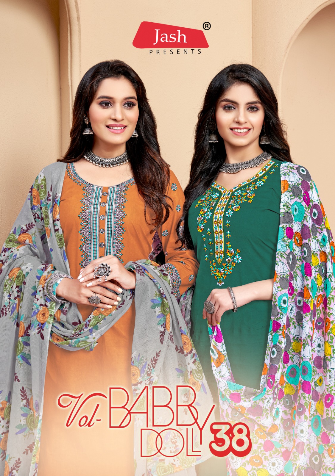 Jash Baby Doll Vol-38 Wholesale Cotton Printed Dress Material