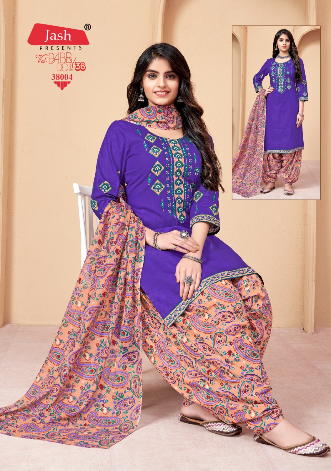 Jash Baby Doll Vol-38 Wholesale Cotton Printed Dress Material