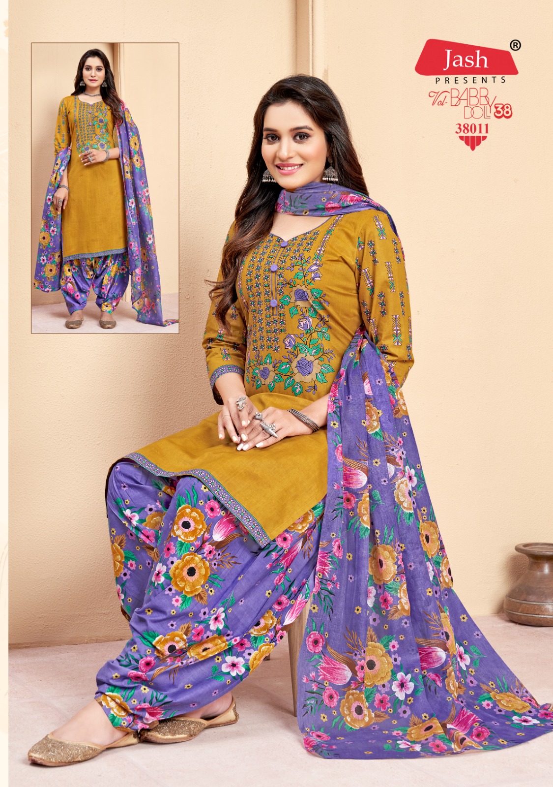 Jash Baby Doll Vol-38 Wholesale Cotton Printed Dress Material