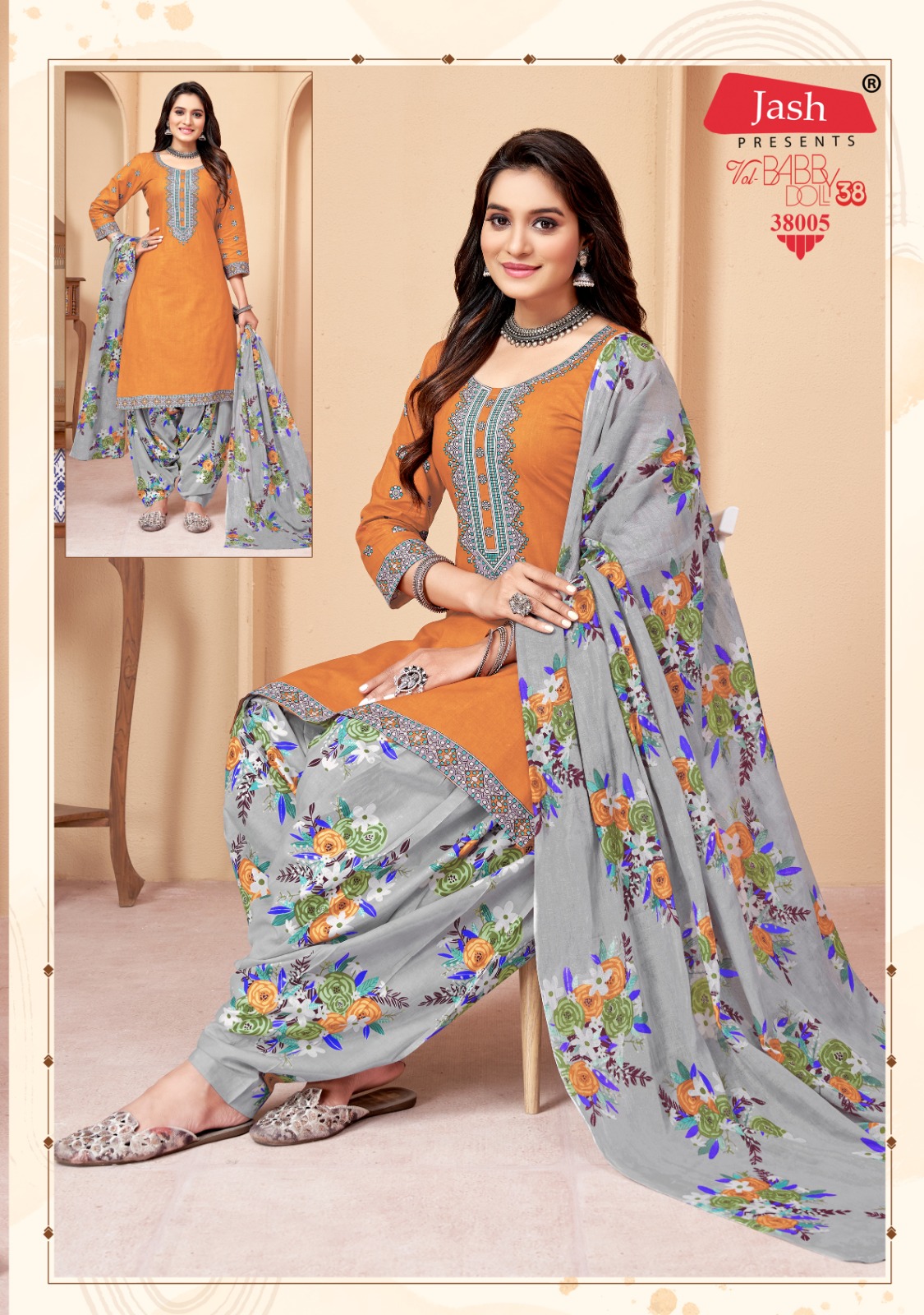 Jash Baby Doll Vol-38 Wholesale Cotton Printed Dress Material
