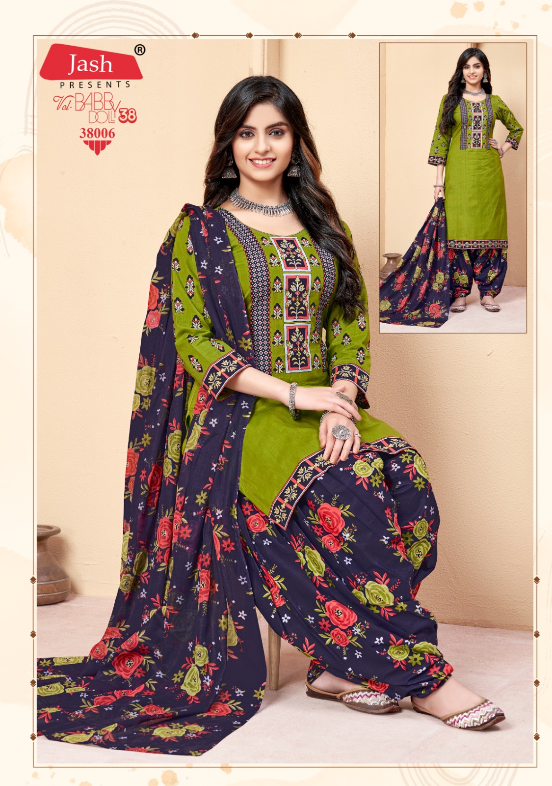 Jash Baby Doll Vol-38 Wholesale Cotton Printed Dress Material