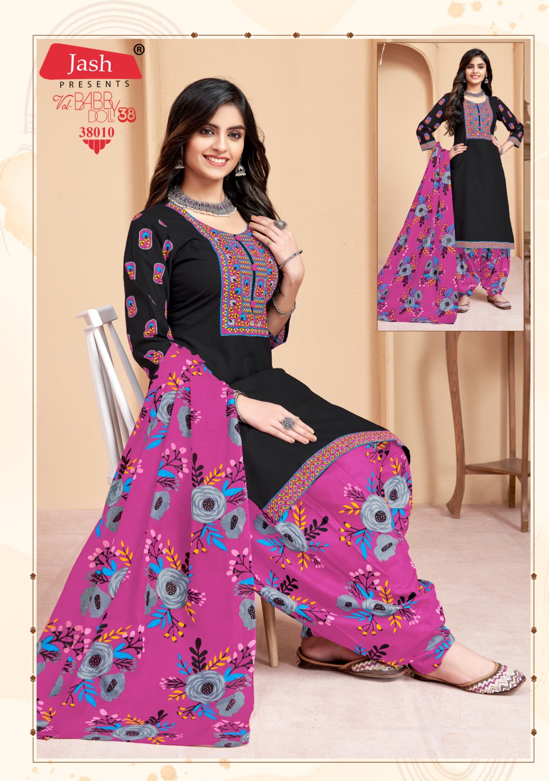 Jash Baby Doll Vol-38 Wholesale Cotton Printed Dress Material