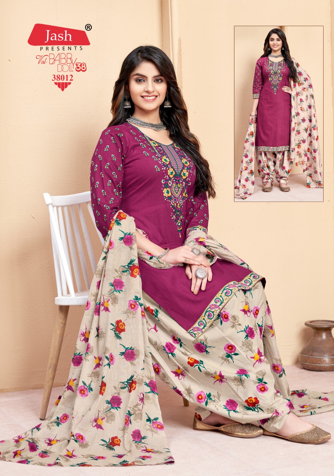 Jash Baby Doll Vol-38 Wholesale Cotton Printed Dress Material