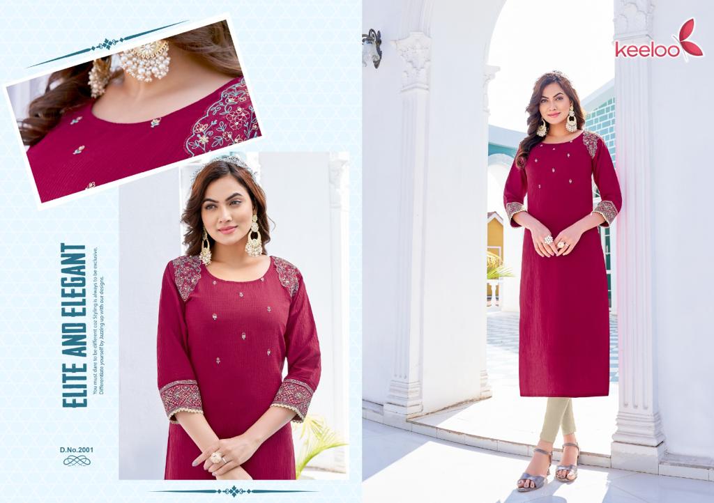 PAGALEE VOL 2 BY KEELOO FANCY KHATLI WORK REGULAR STRAIGHT KURTIS