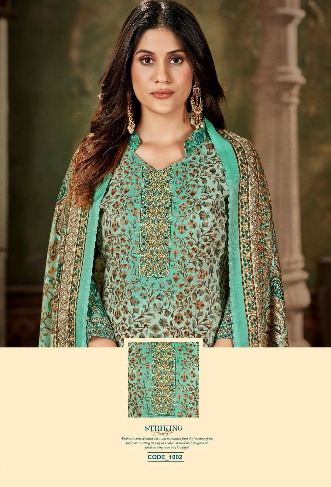 ROLI MOLI CREATION PRESENT KHUSHBOO WINTER WEAR PRINTED SALWAR KAMEEZ DRESS MATERIAL