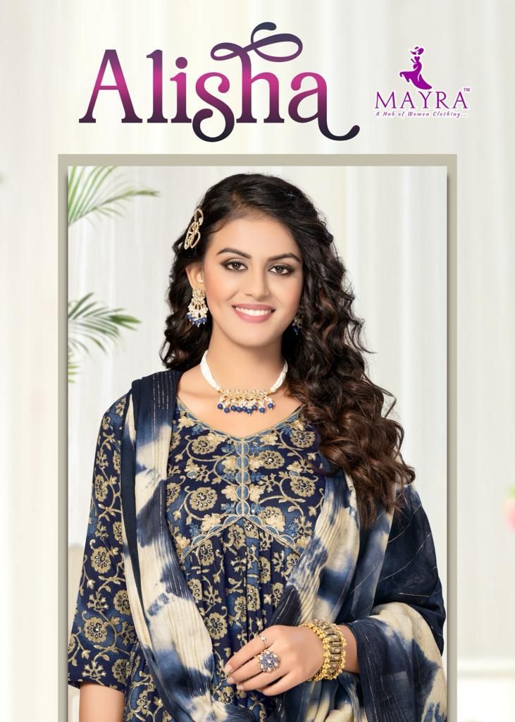 Mayra Alisha Wholesale Capsule Print With Aaliya Pattern Work Ready Made Collection