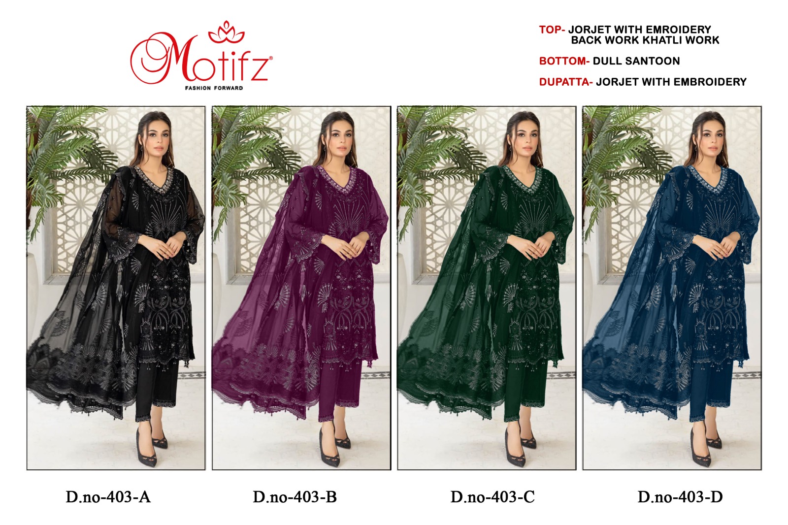 Motifz D.no 403 Wholesale Pakistani Concept Pakistani Suits