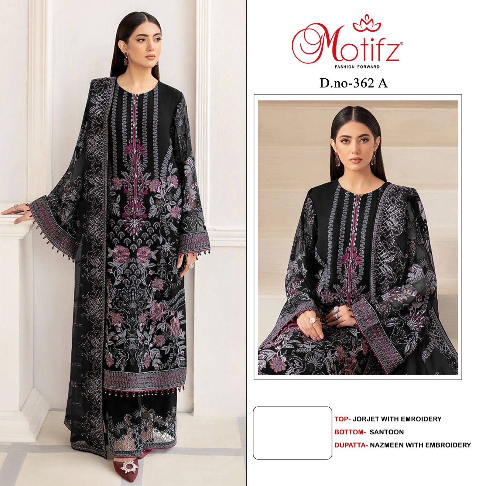 Motifz D.no 362 Wholesale Pakistani Concept Pakistani Suits