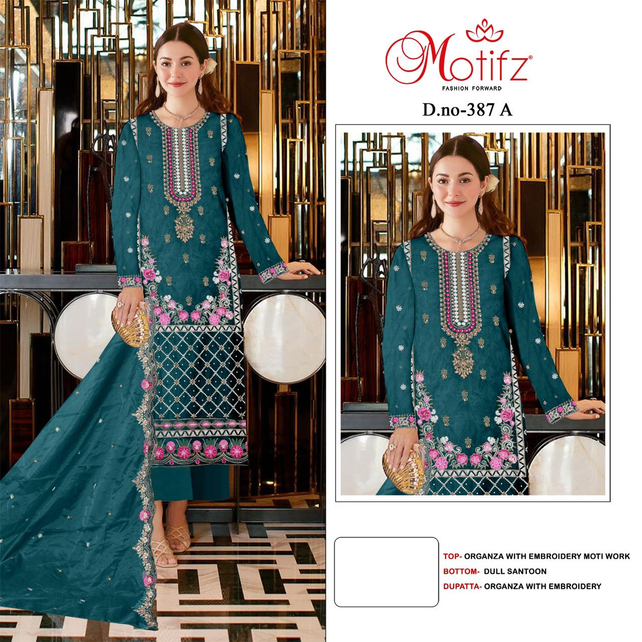 Motifz D.no 387 Wholesale Pakistani Concept Pakistani Suits