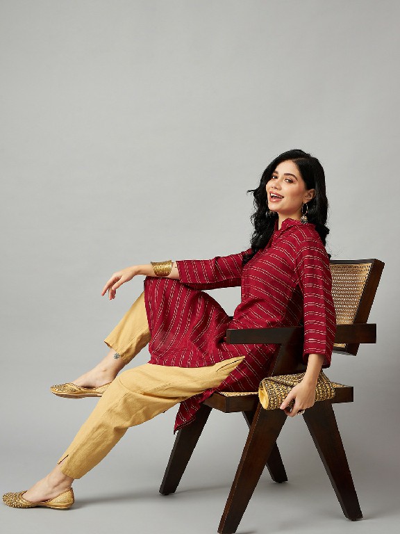 Mahotsav Sabella Wholesale Chanderi Silk Long Kurtis