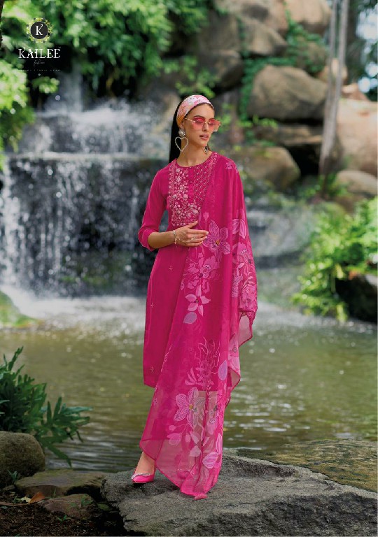 Kailee Humsafar Wholesale Ready Made Viscose Silk 3 Piece Salwar Suits