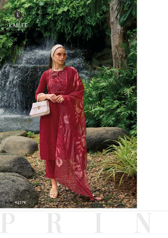 Kailee Humsafar Wholesale Ready Made Viscose Silk 3 Piece Salwar Suits