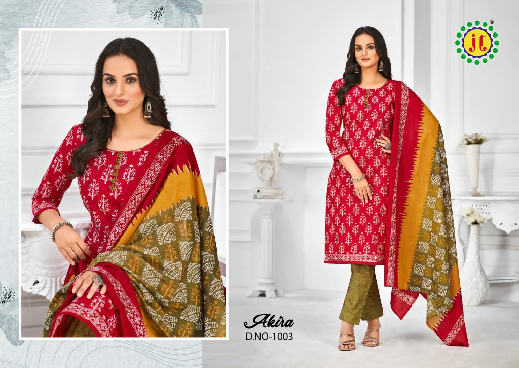 JT Akira Vol-29 Wholesale Pure Cotton Printed Dress Material