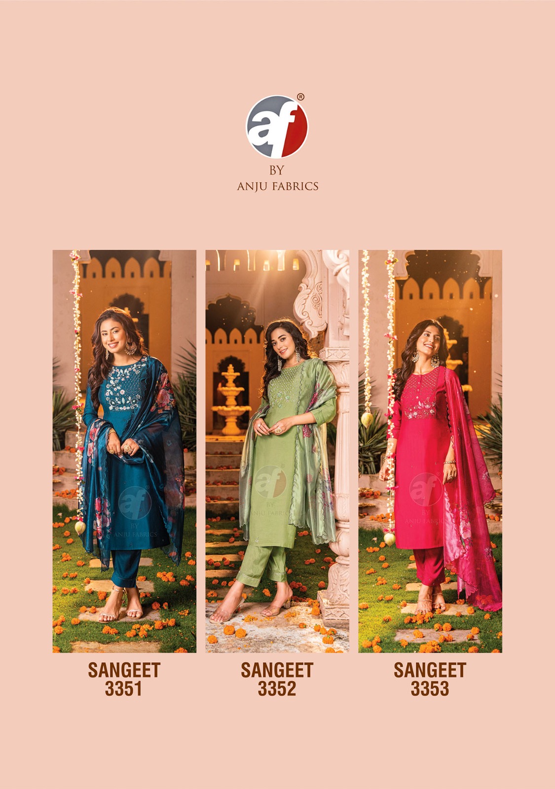 Anju Sangeet Vol-4 Wholesale Kurti With Pant And Dupatta Catalogue