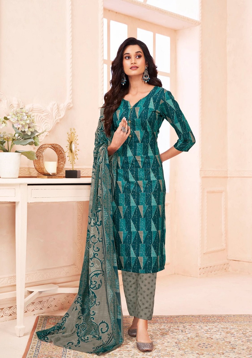 Suryajyoti Zion Cotton Vol-15 Wholesale Dress Material