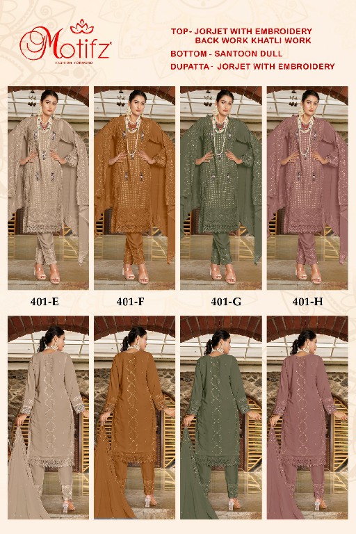 Motifz D.no 401 Wholesale Pakistani Concept Pakistani Suits