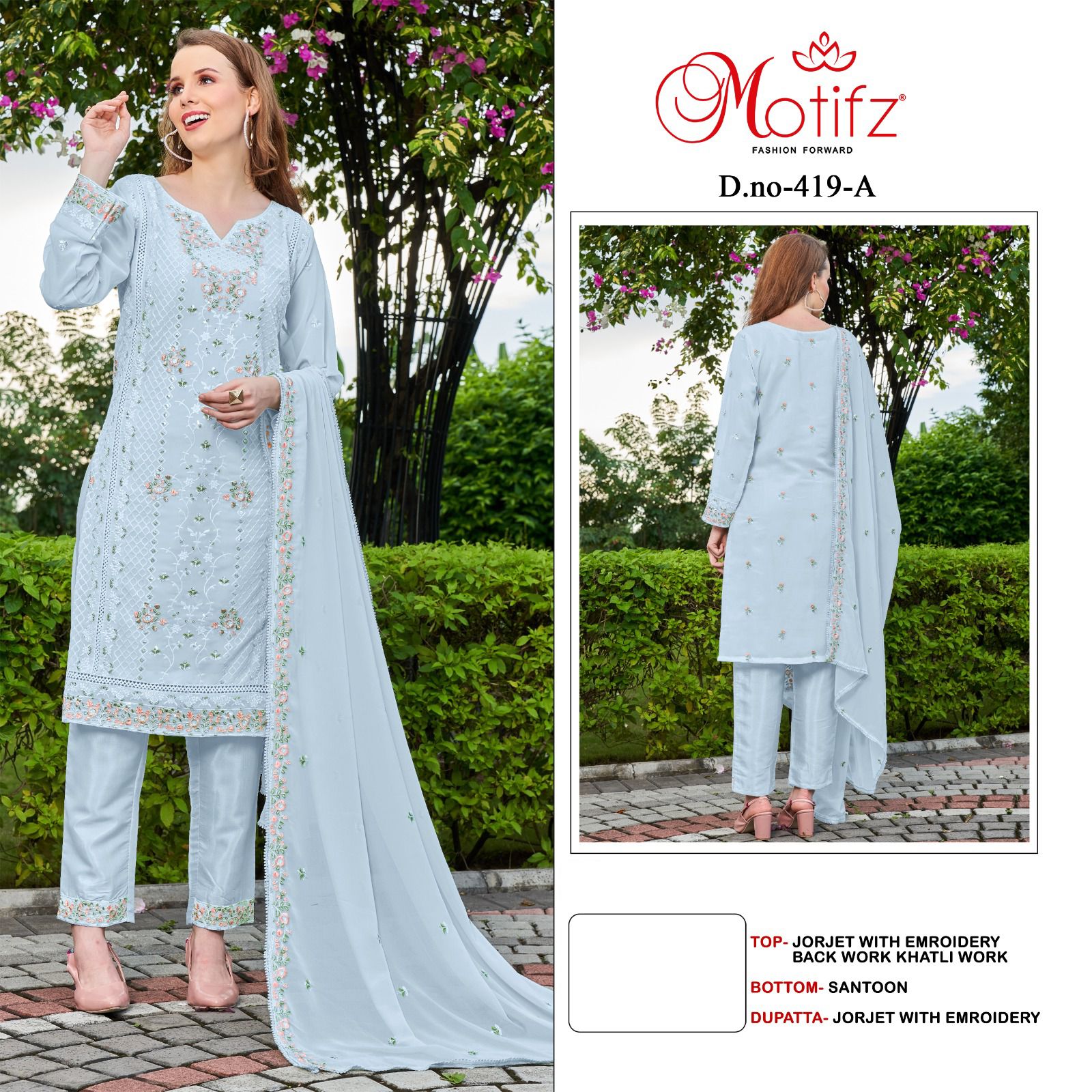 Motifz D.no 419 Wholesale Pakistani Concept Pakistani Suits