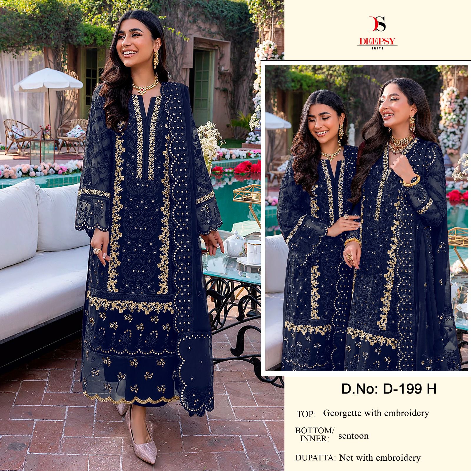 Deepsy D-199 Wholesale Pakistani Concept Pakistani Suits
