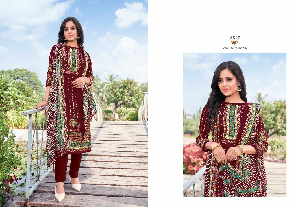 Radha Fab Gulfam Kali Vol-33 Wholesale Pure Pashmina Winter Suits