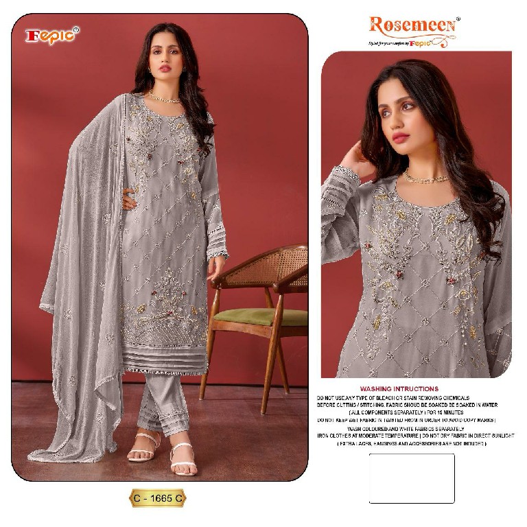 Fepic Rosemeen C-1665 Wholesale Pakistani Concept Pakistani Suits