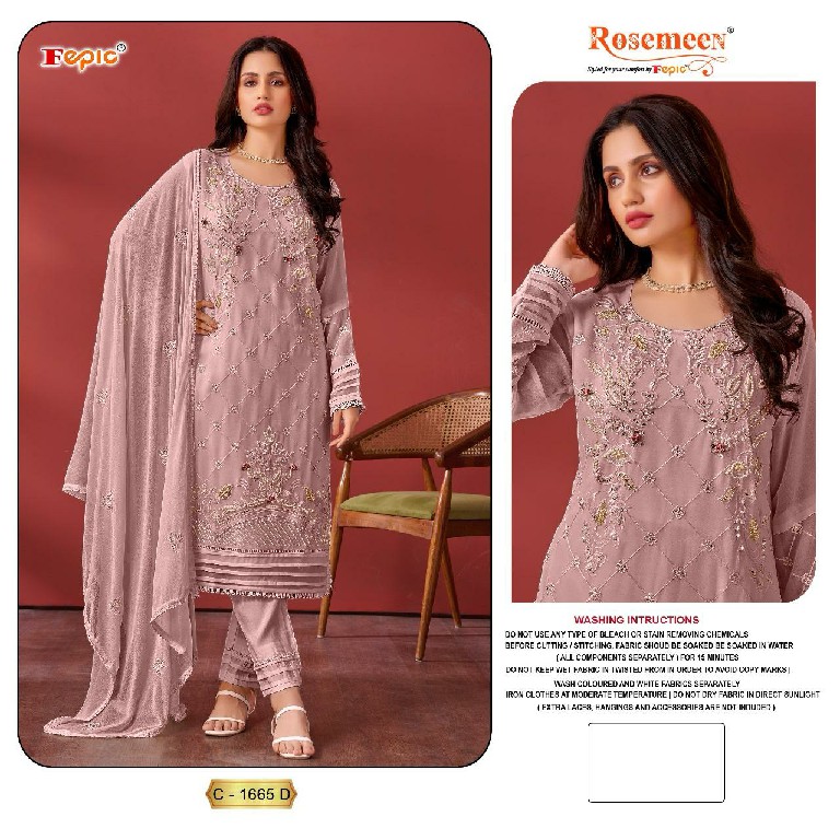 Fepic Rosemeen C-1665 Wholesale Pakistani Concept Pakistani Suits