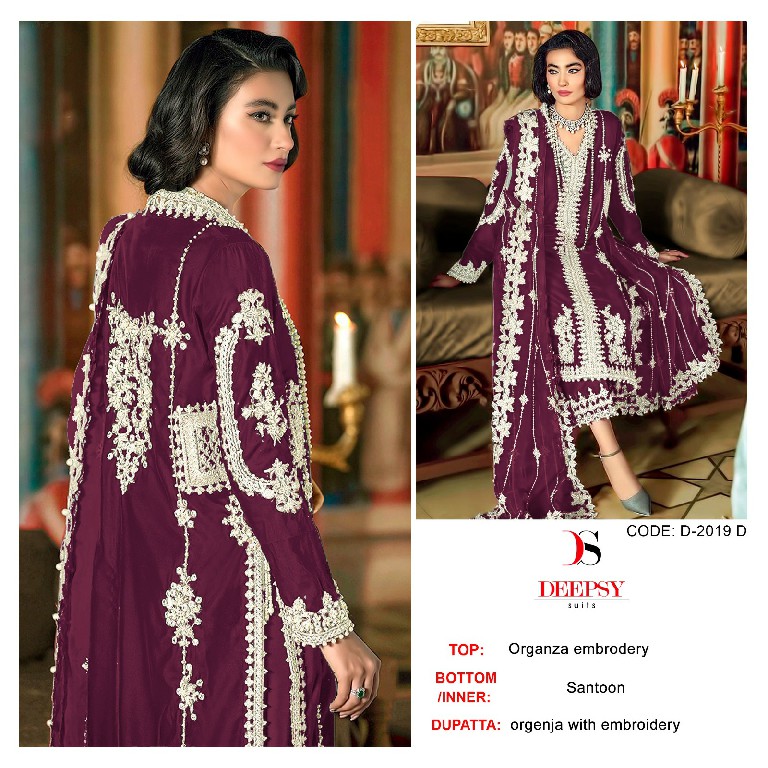 Deepsy D-2019 Wholesale Pakistani Concept Suits