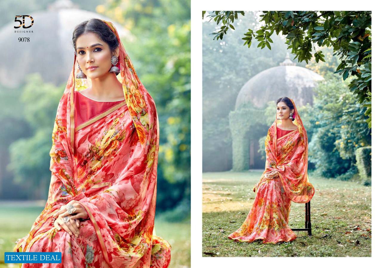 5D Kia Wholesale Designer Casual Saree