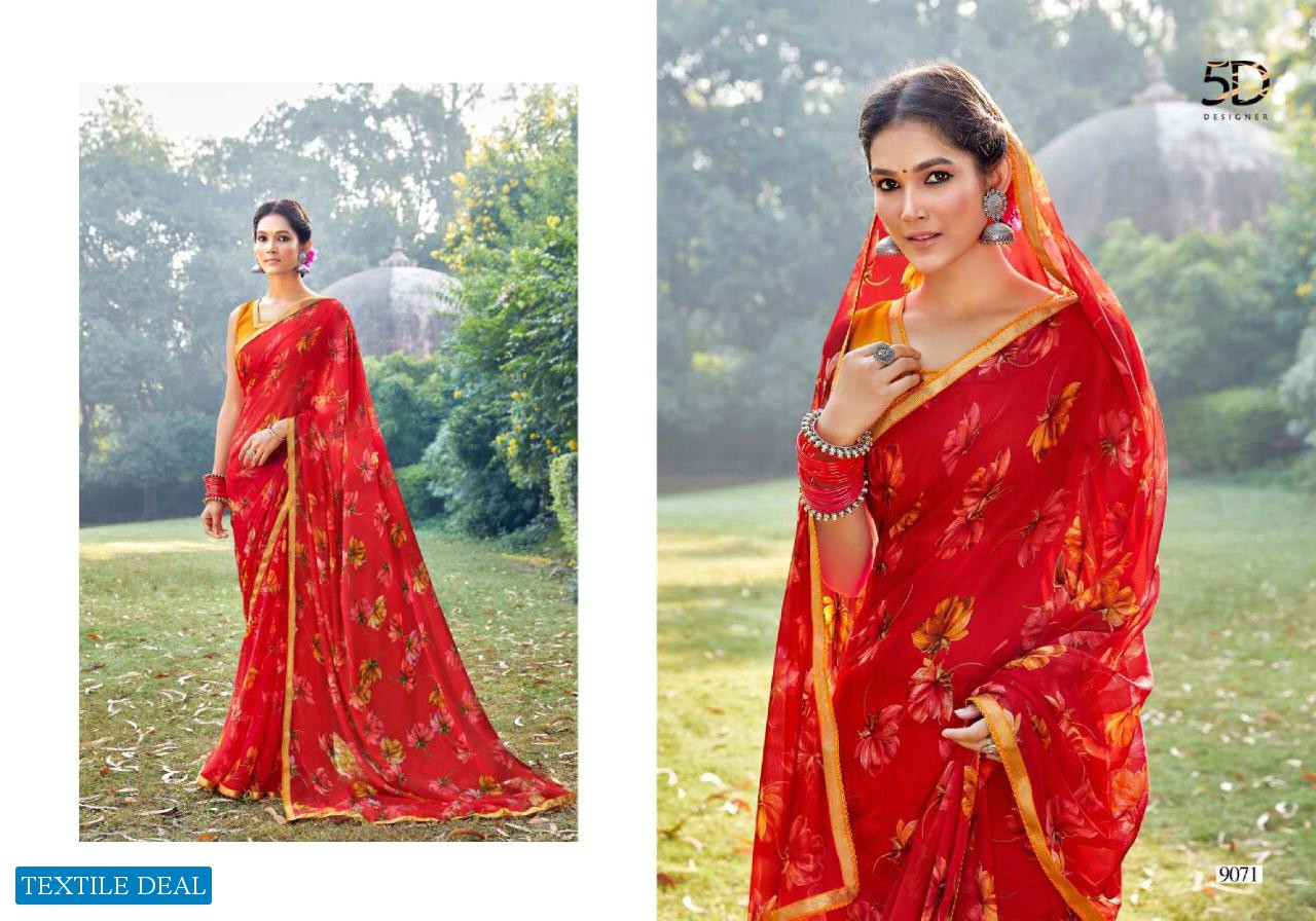 5D Kia Wholesale Designer Casual Saree