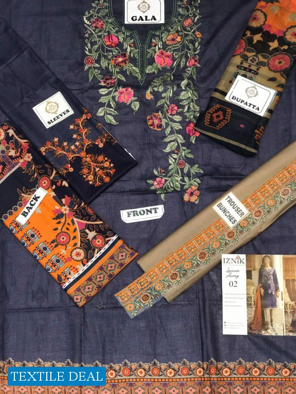 A One Iznik 2020 Wholesale Pakistani master Replica Suits