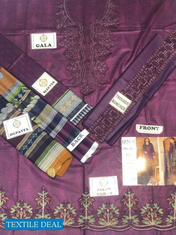 A One Iznik 2020 Wholesale Pakistani master Replica Suits