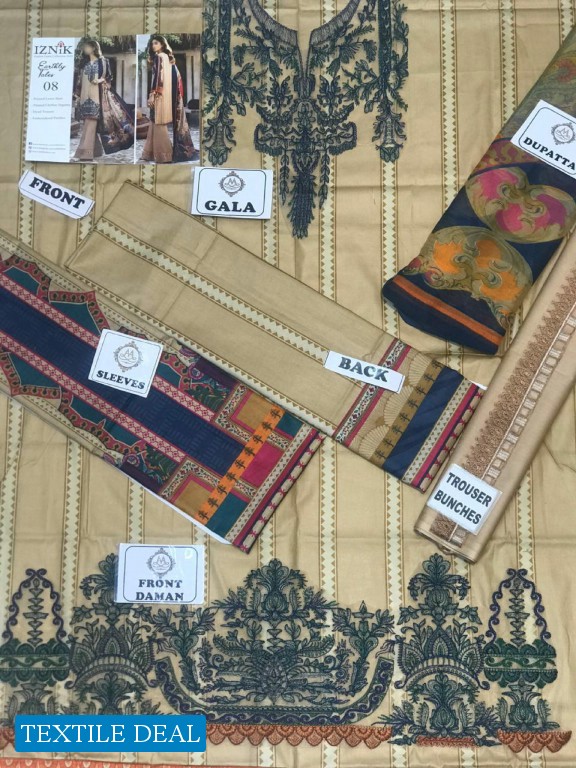 A One Iznik 2020 Wholesale Pakistani master Replica Suits