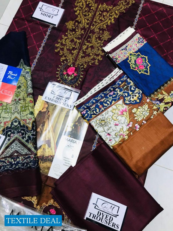 A One Maria B Silk Exclusive Premium Lawn 2019 Wholesale Master Replica product