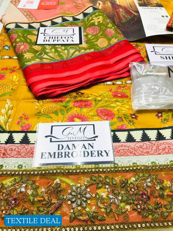 A One Maria B Silk Exclusive Premium Lawn 2019 Wholesale Master Replica product