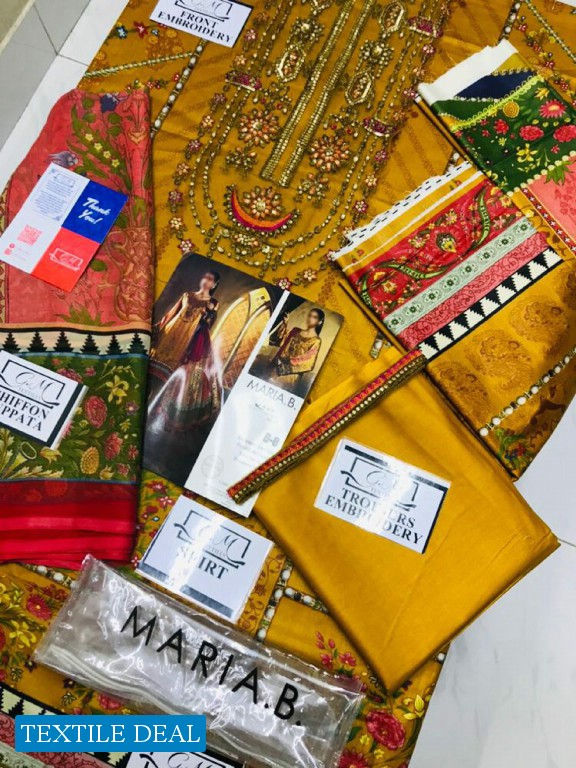 A One Maria B Silk Exclusive Premium Lawn 2019 Wholesale Master Replica product