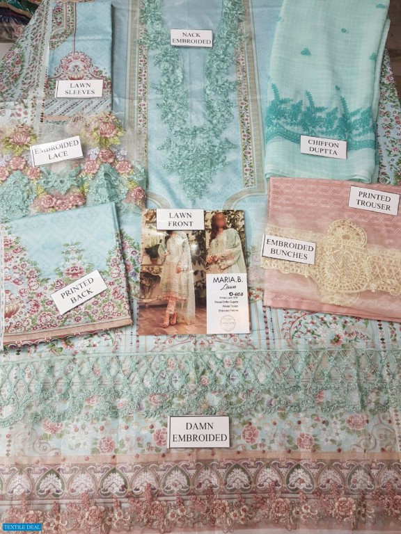 A One Maria b Exclusive Lawn Collection Master Replica